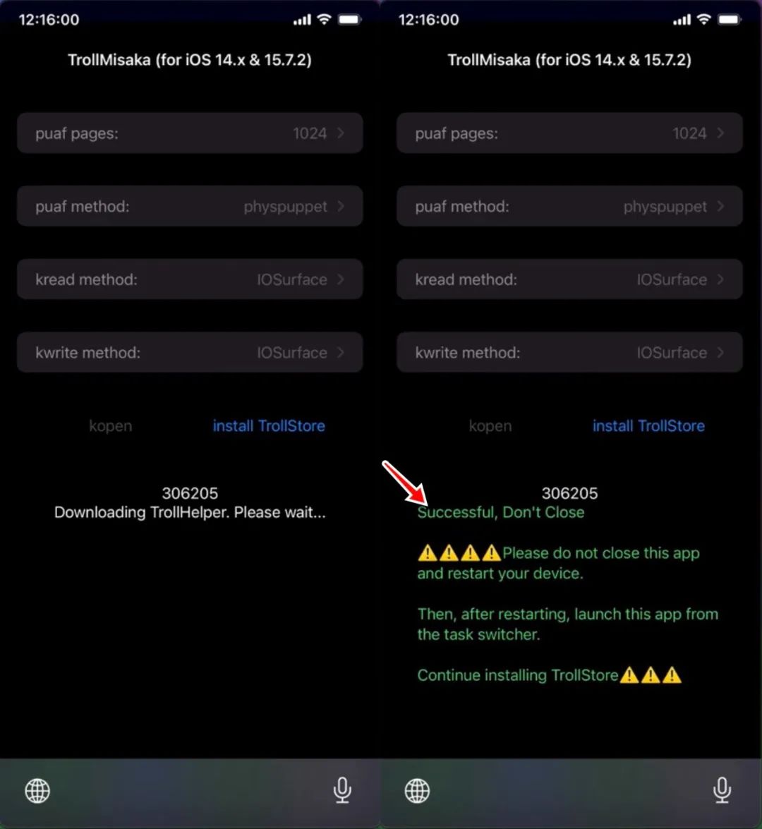 15.7.2-15.8.1 安装 TrollStore 巨魔|新工具 TrollMisaka 教程/视频